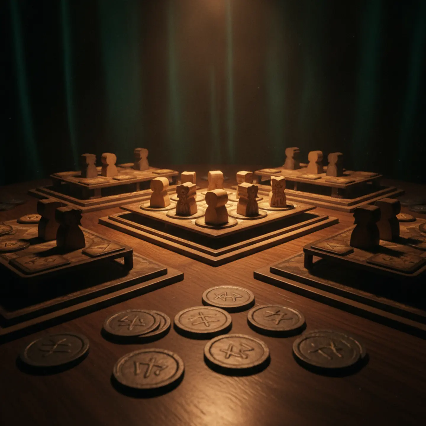Expansive tabletop gaming vault